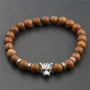 108 Wood Beads Lotus OM Bracelet Tibetan Buddhist Mala Buddha Charm Multilayer Rosary Bracelet Yoga Wooden For Women Men Jewelry