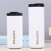 350ml/500ml 304 Stainless Steel Milk Tea Coffee Mug Leak-Proof Thermos Mug Travel Thermal Cup Thermosmug Water Bottle For Gifts