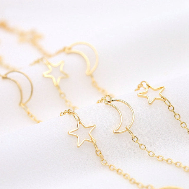 14K Gold Color Plated Brass Round Link Chains Necklace Chains High Quality Jewelry Accessories