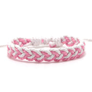 Fashion colorful bracelet cotton thread woven geometric hand rope Nepal ethnic style hand-woven friendship bracelet bohemian